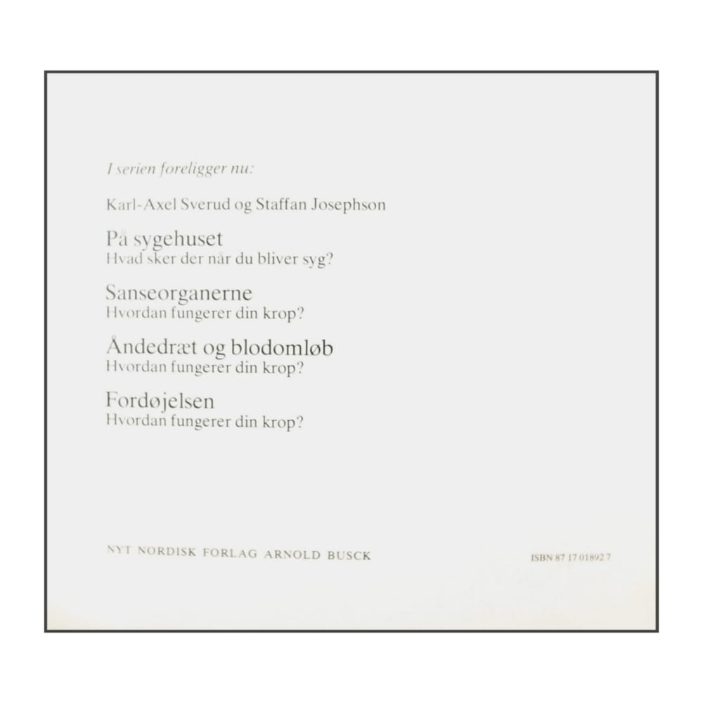 Karl-Axel Sverud & Staffan Josephson: Fordøjelsen