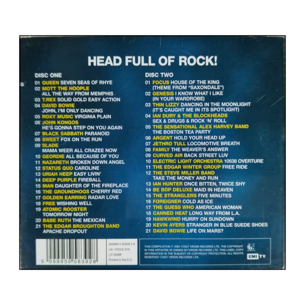 Head Full Of Rock: 42 Fully Leaded Classics