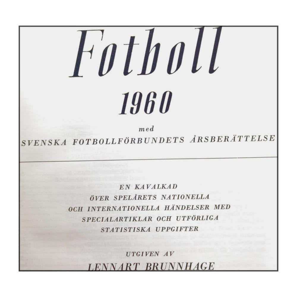 Fotboll 1960