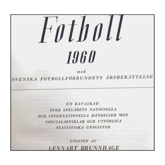Fotboll 1960
