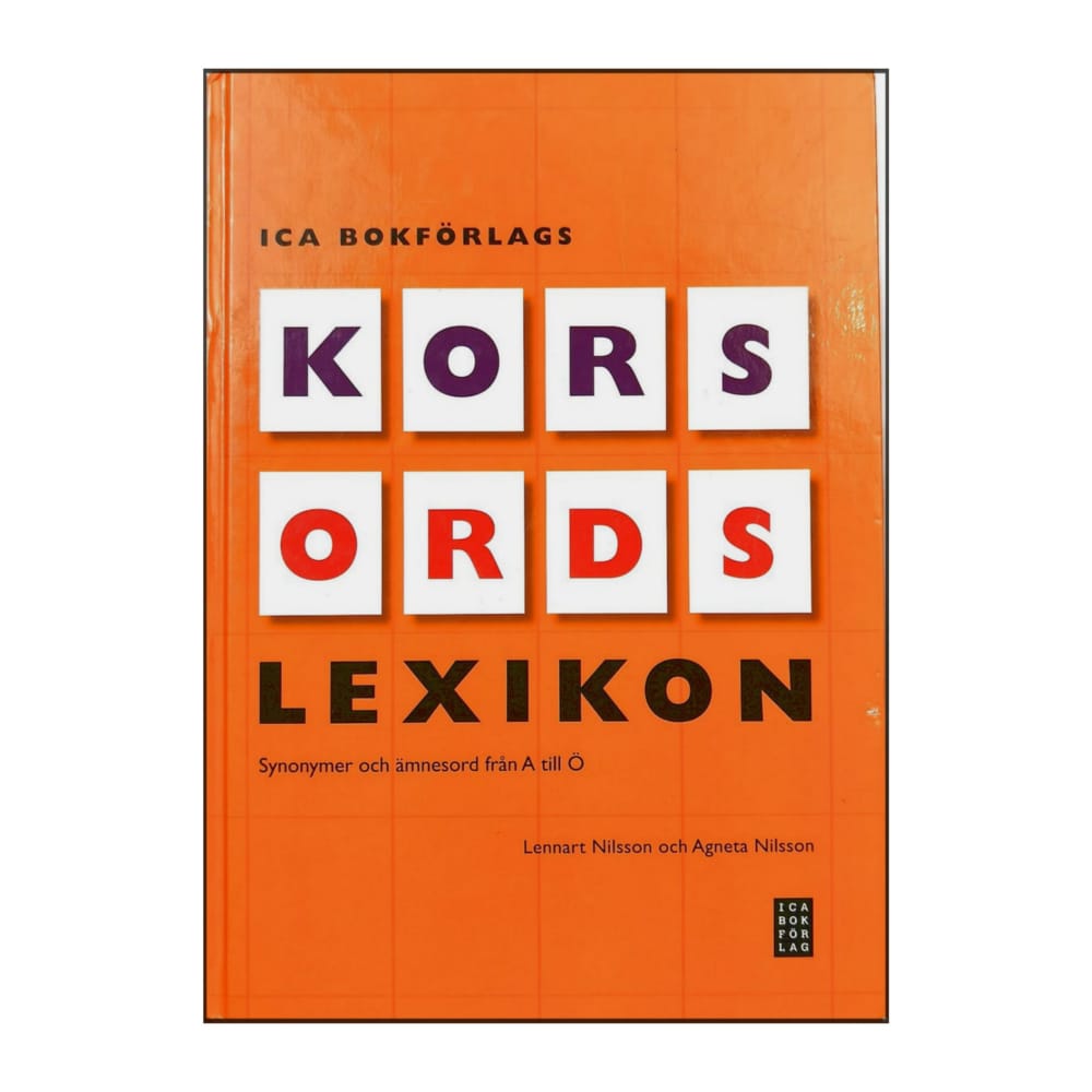 Agenta Nilsson & Lennart Nilsson: Korsordslexikon