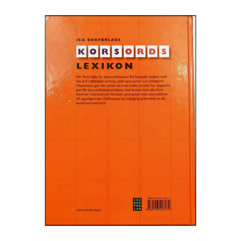 Agenta Nilsson & Lennart Nilsson: Korsordslexikon