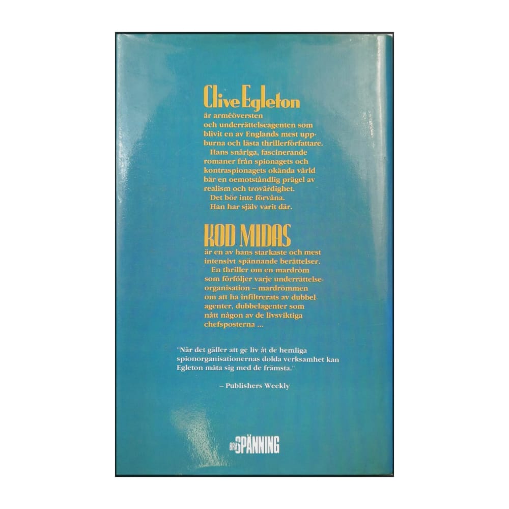 Clive Egleton: Kod Midas