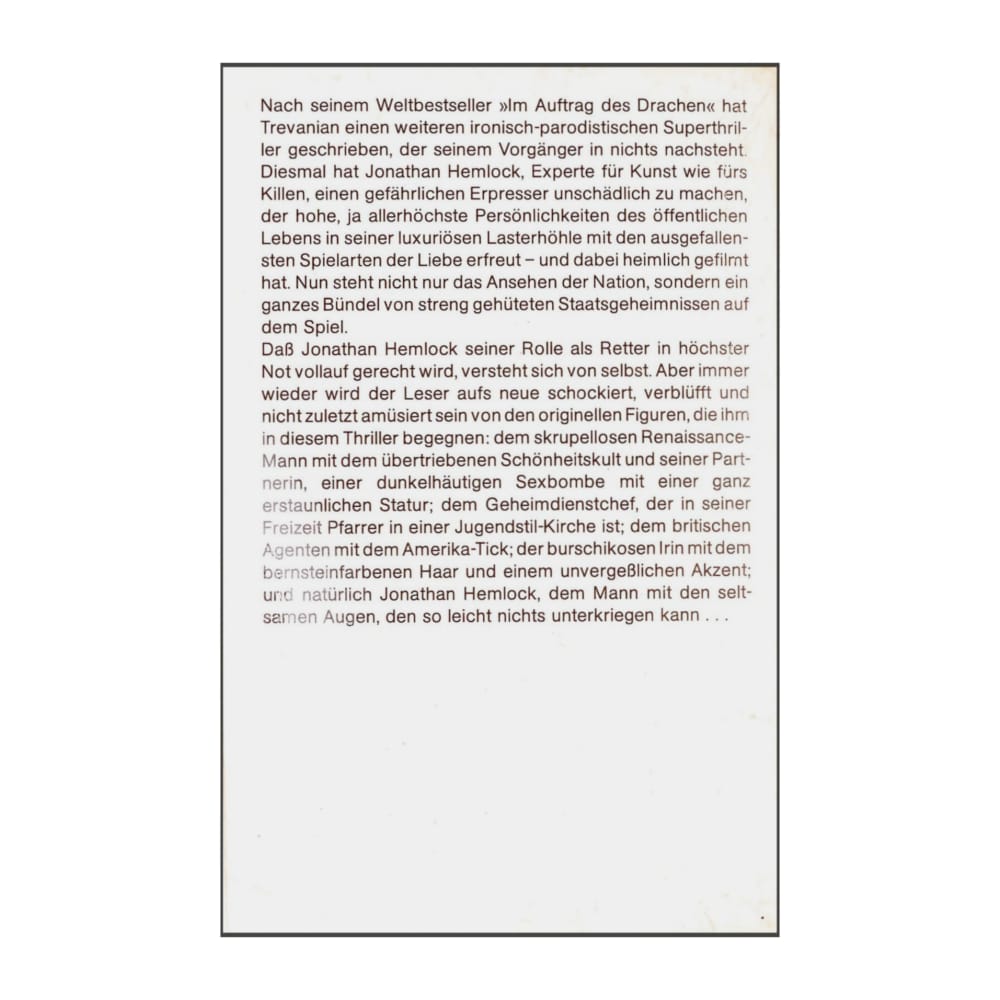 Droemer Knaur: Trevanian - Der Experte
