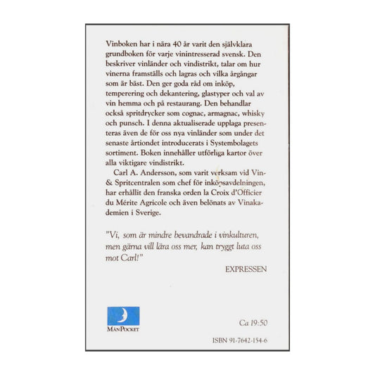 Carl A. Andersson: Vinboken