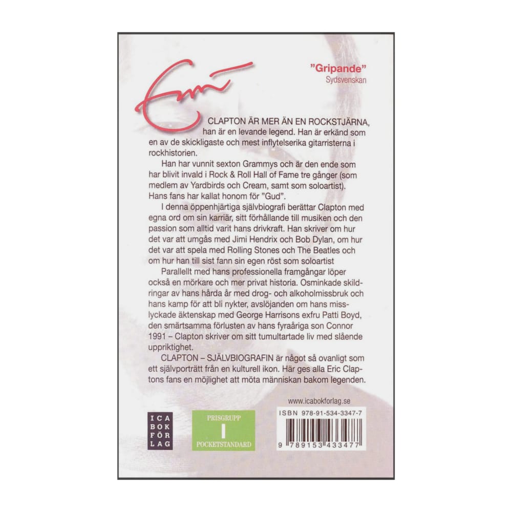 Eric Clapton: Clapton Självbiografin