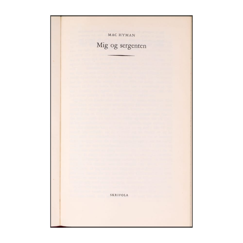 Mac Hyman: Mig Og Sergenten