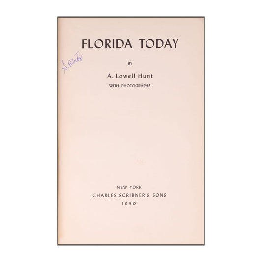 A. Lowell Hunt: Florida Today