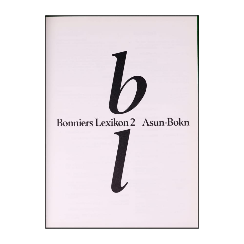 Bonniers Lexikon 2 Asun-Bokn