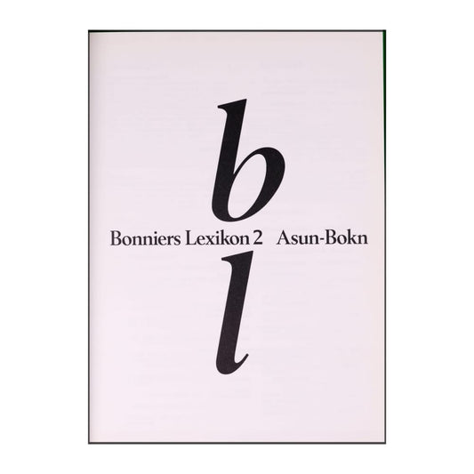 Bonniers Lexikon 2 Asun-Bokn