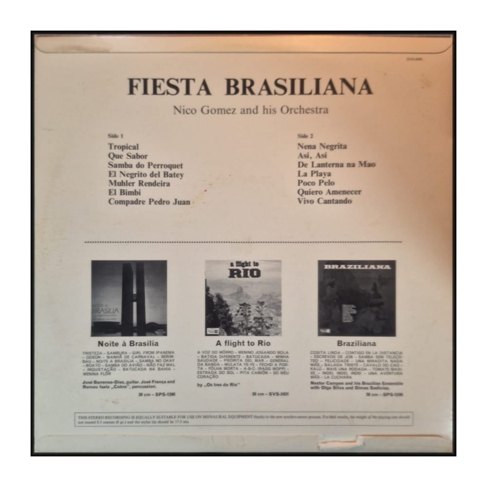 Nico Gomez And His Orchestra: Fiesta Brasiliana
