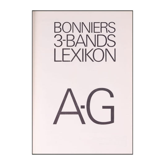 Bonniers 3-Bands Lexikon: A-G