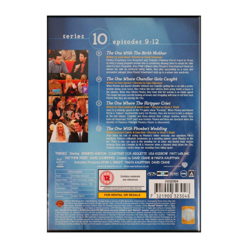 Friends: Series 10 Episodes 9-12