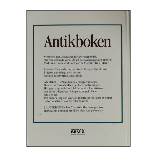 Charlotte Mattsson: Antikboken