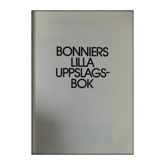 Bonniers Lilla Uppslagsbok