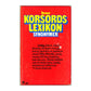 Tidens Korsords Lexikon: Synonymer
