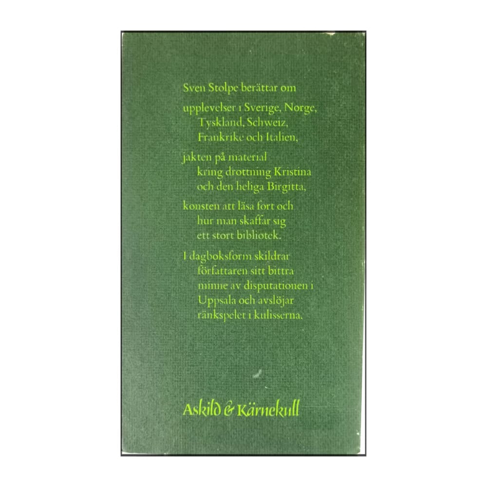 Sven Stolpe: Låt Mig Berätta: Minnen Och Anekdoter