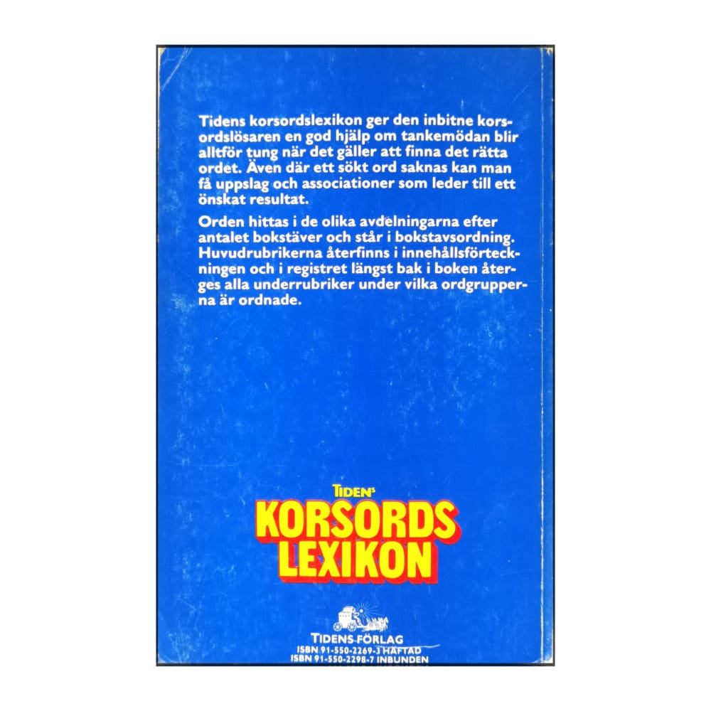 Tidens Korsords Lexikon