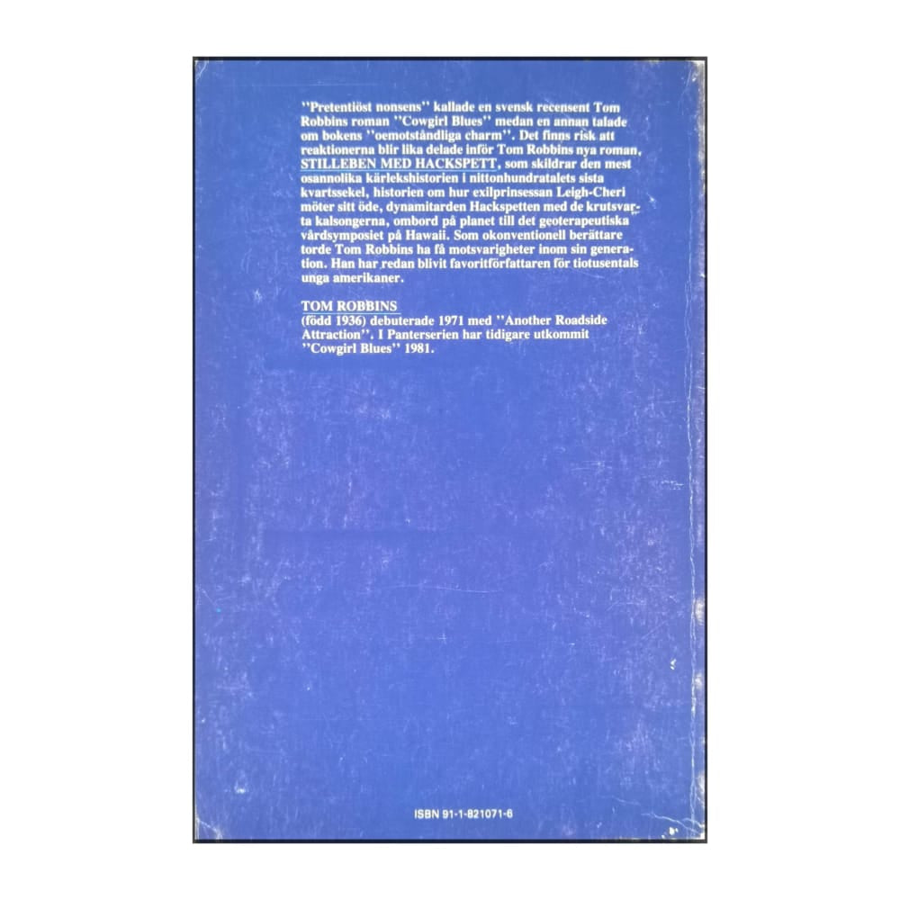 Tom Robbins: Stillleben Med Hackspett