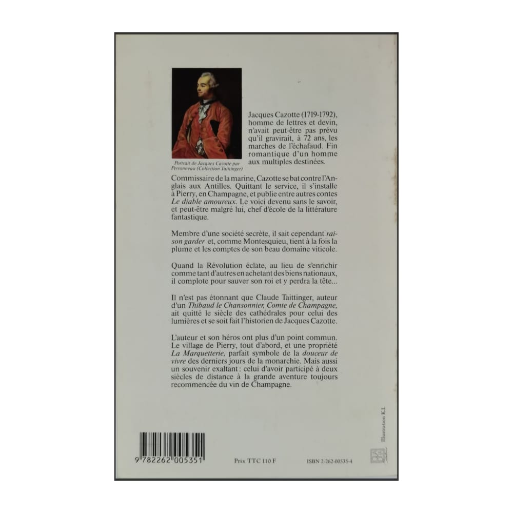 Claude Taittinger: Monsieur Cazotte Monte A L'Echafaud