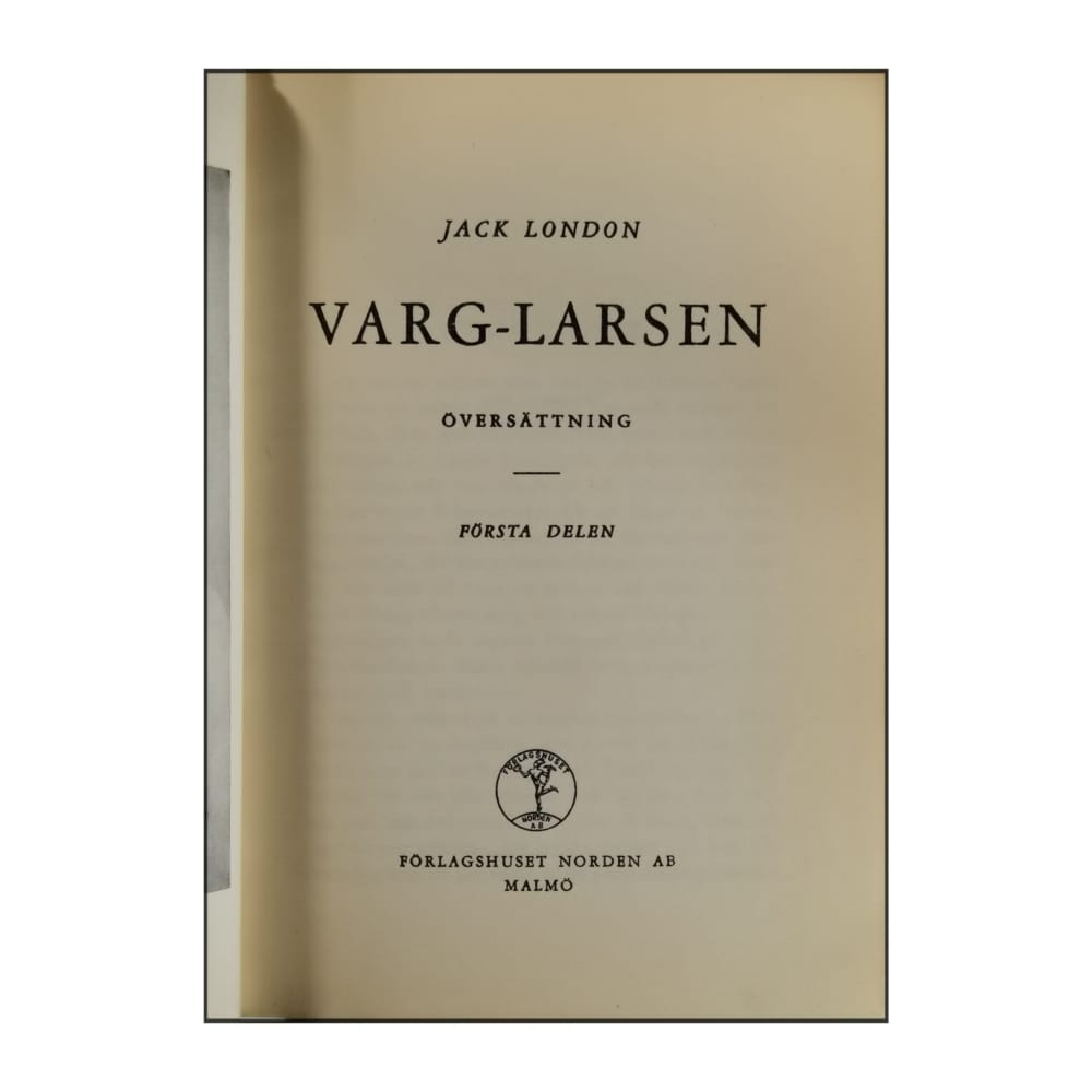 Jack London: Varg-Larsen 1