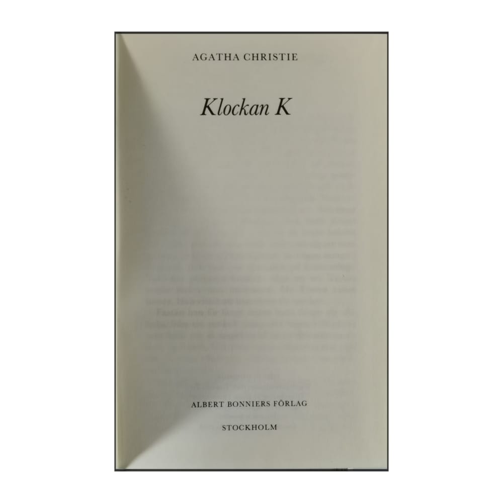 Agatha Christie: Klockan K