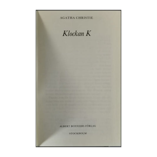 Agatha Christie: Klockan K