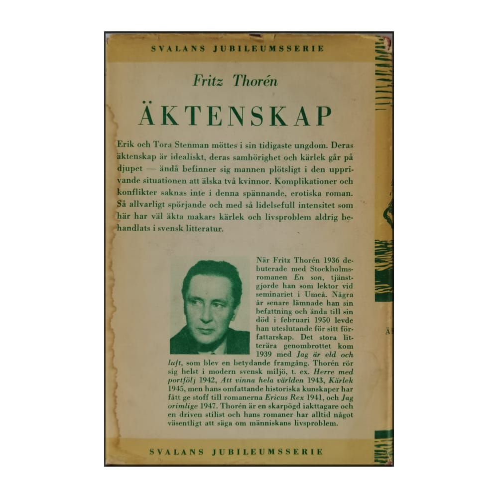 Fritz Thorén: Äktenskap