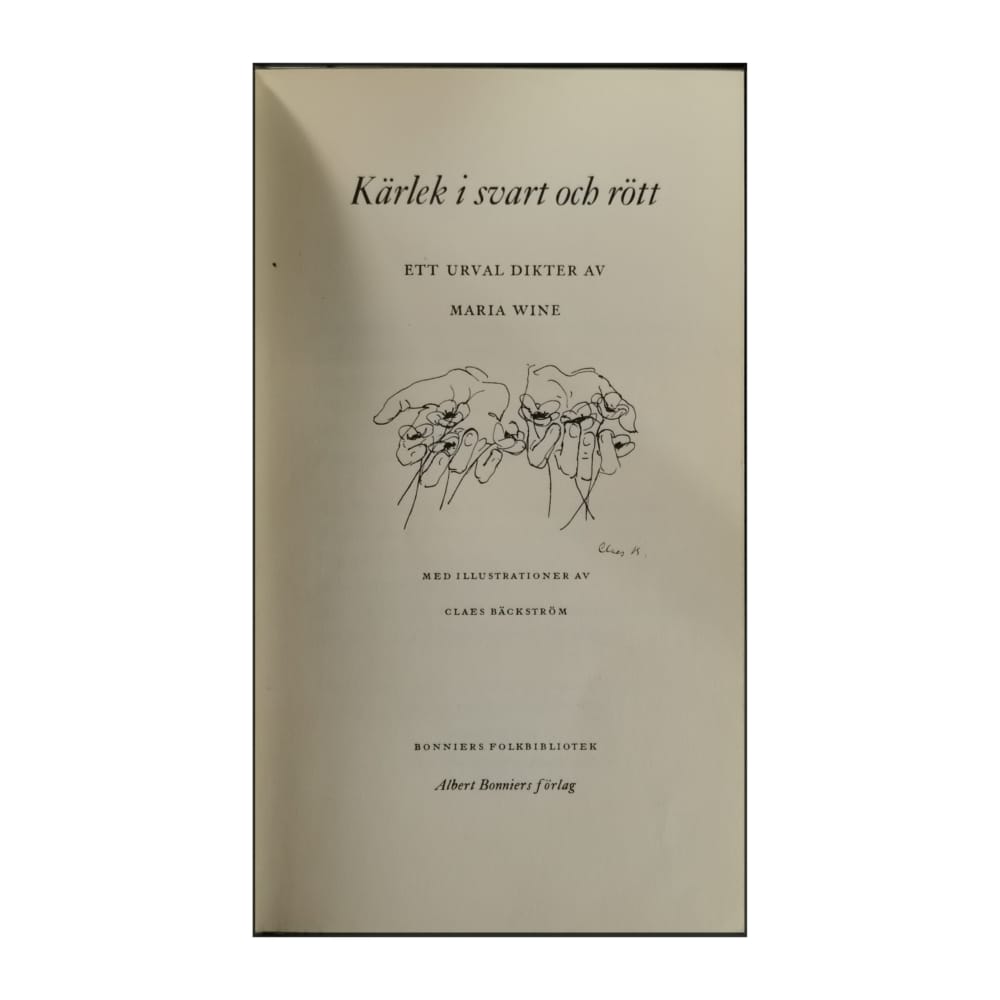 Maria Wine: Kärlek I Svart Och Rött