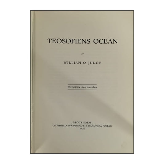 William Quan Judge: Teosofiens Ocean