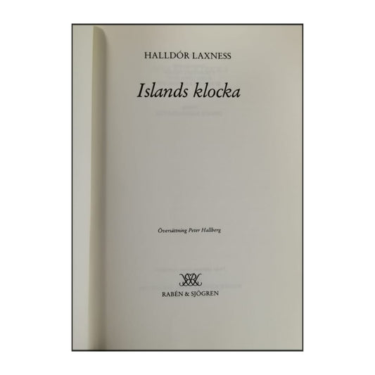 Halldór Laxness: Islands Klocka