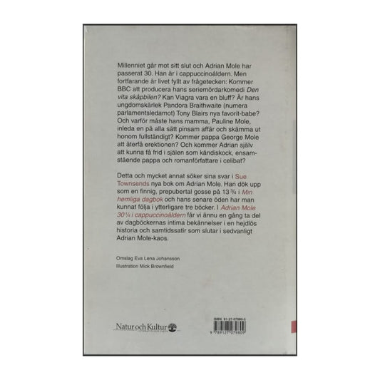 Sue Townsend: Adrian Mole 30 1/4 I Cappuccinoåldern