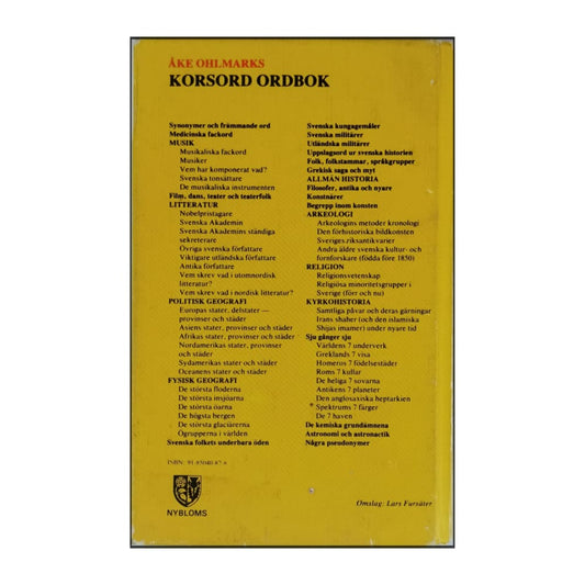 Åke Ohlmarks: Korsord Ordbok