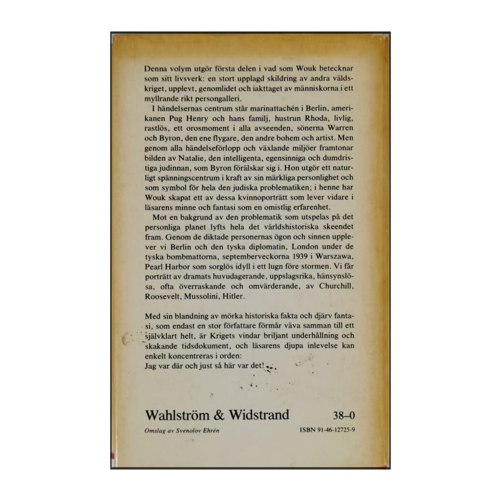 Herman Wouk: Krigets Vindar 1