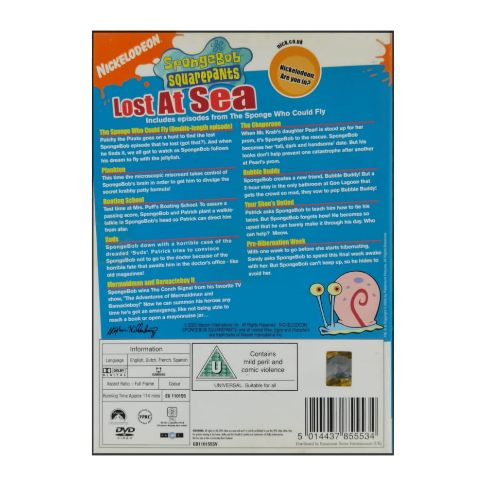 Spongebob Squarepants 9: Lost At Sea