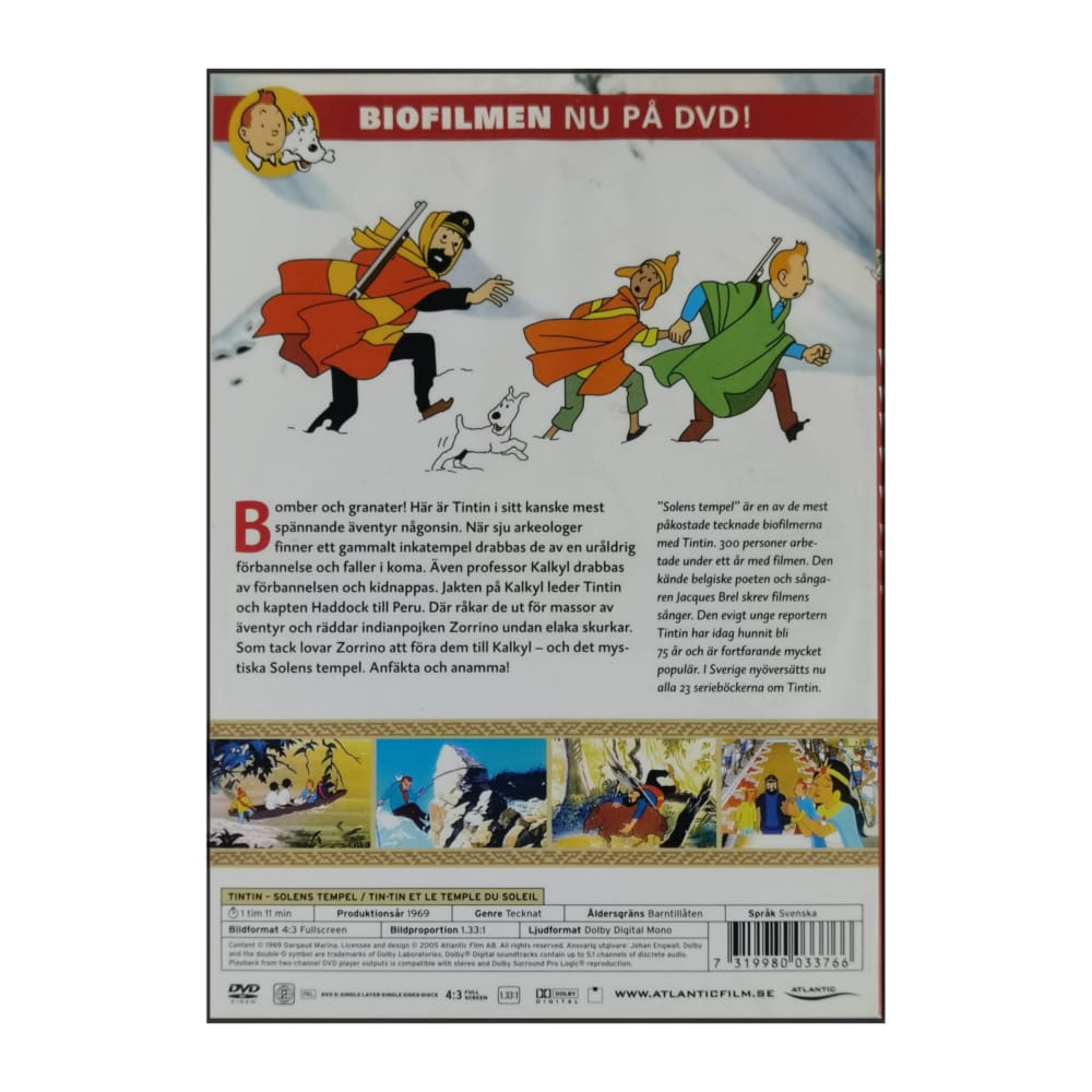 Tintin: Solens Tempel
