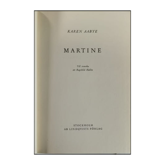 Karen Aabye: Martine