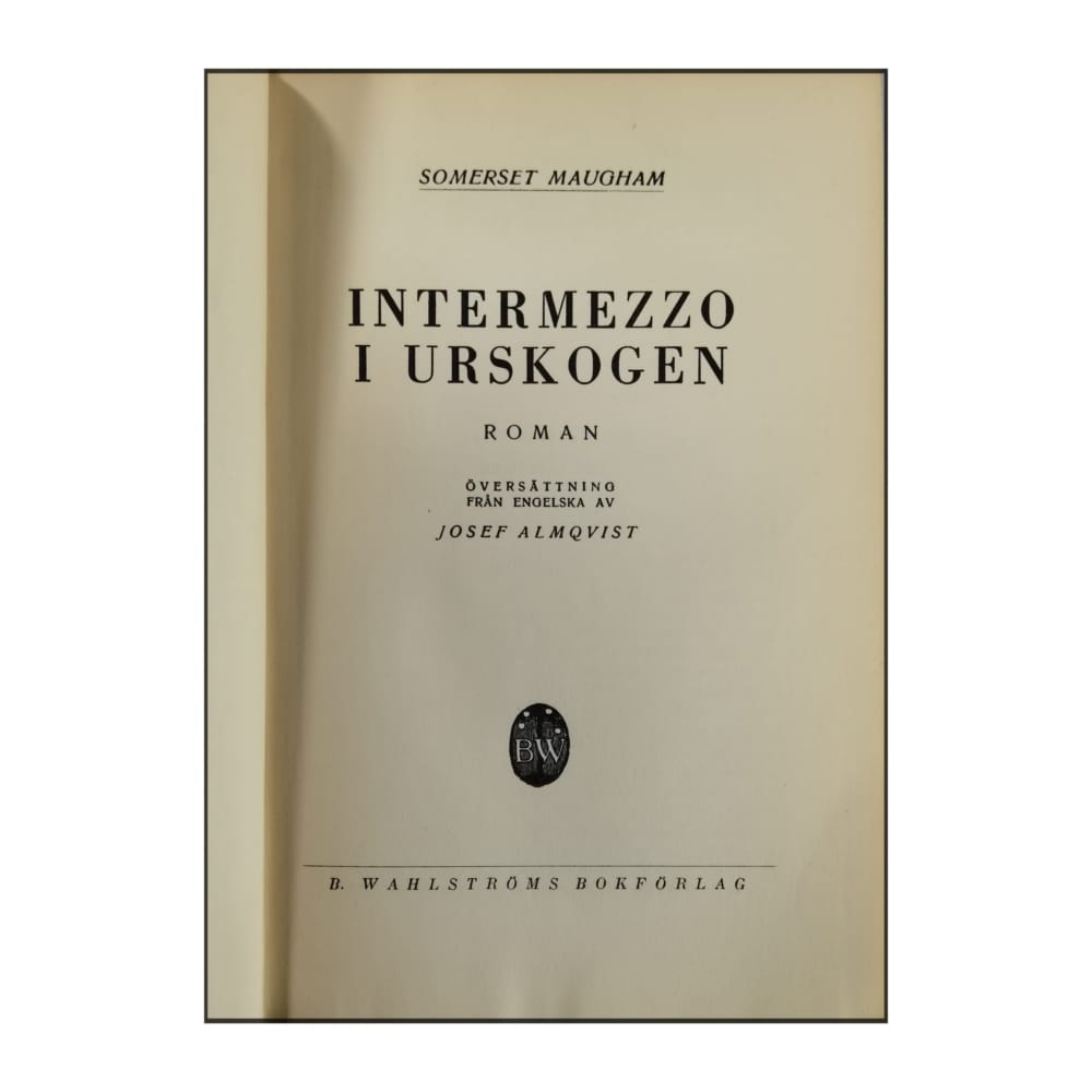 W. Somerset Maugham: Intermezzo I Urskogen