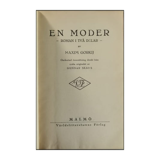 Maxim Gorkij: En Moder