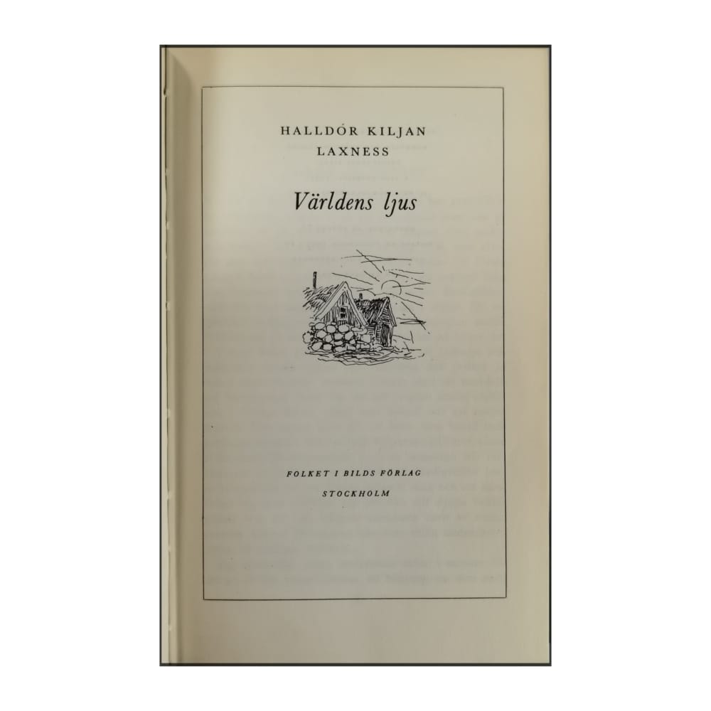 Halldór Kiljan Laxness: Världens Ljus