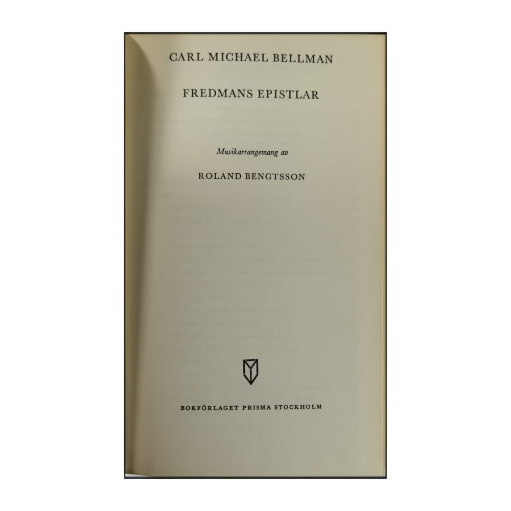 Carl Michael Bellman: Fredmans Epistlar