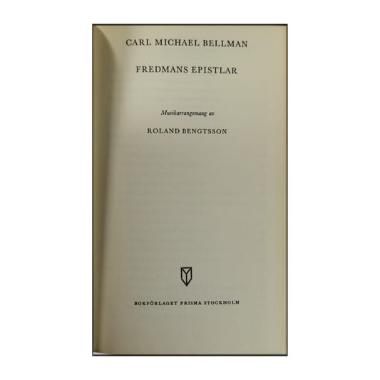 Carl Michael Bellman: Fredmans Epistlar