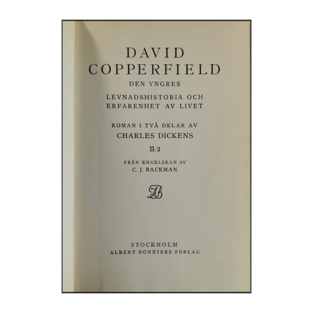 Charles Dickens: David Copperfield 2 V2