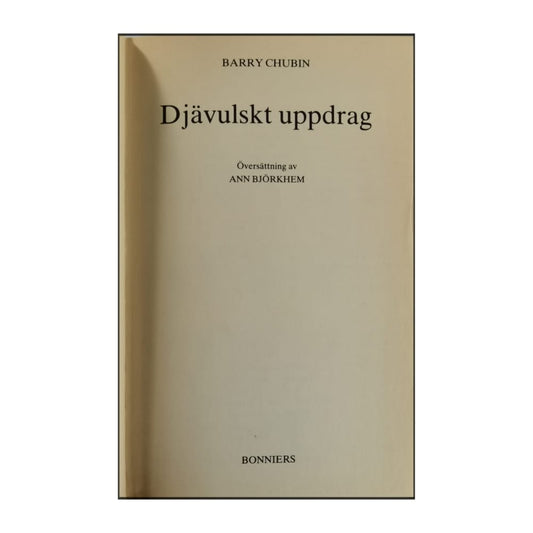 Barry Chubin: Djävulskt Uppdrag