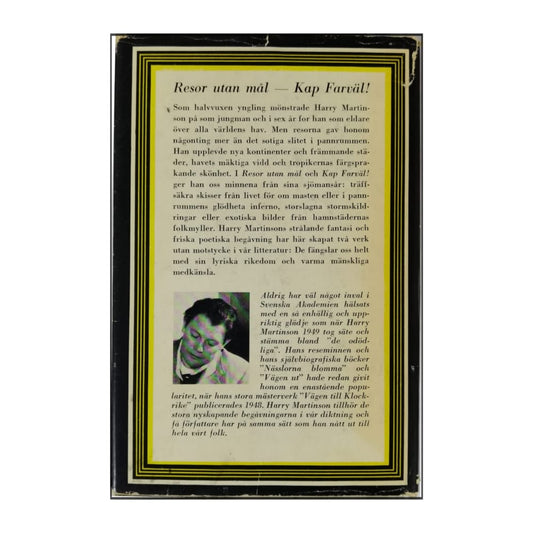 Harry Martinson: Resor Utan Mål Kap Farväl