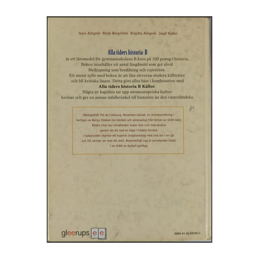 Alla Tiders Historia B