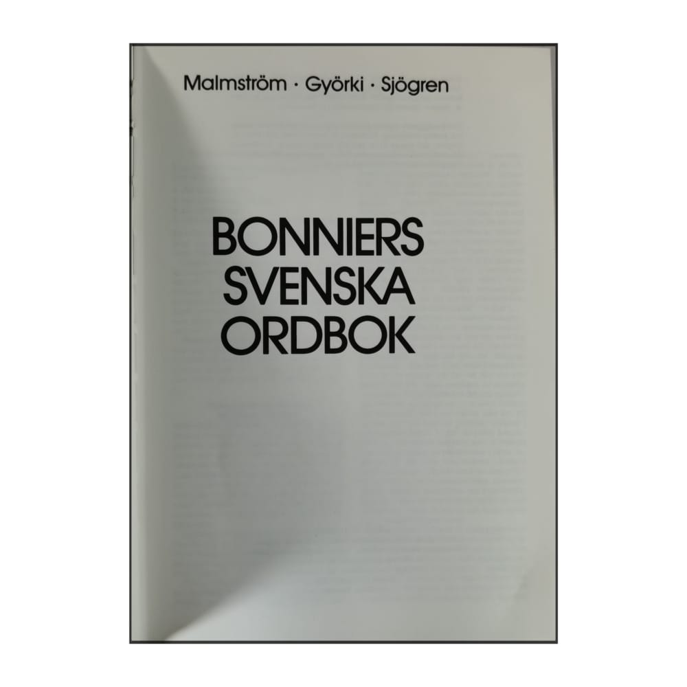 Bonniers Svenska Ordbok