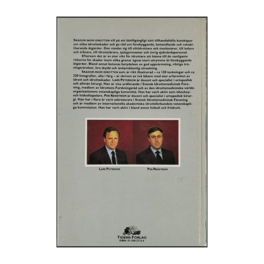 Lars Peterson & Per Renström: Skador Inom Idrotten