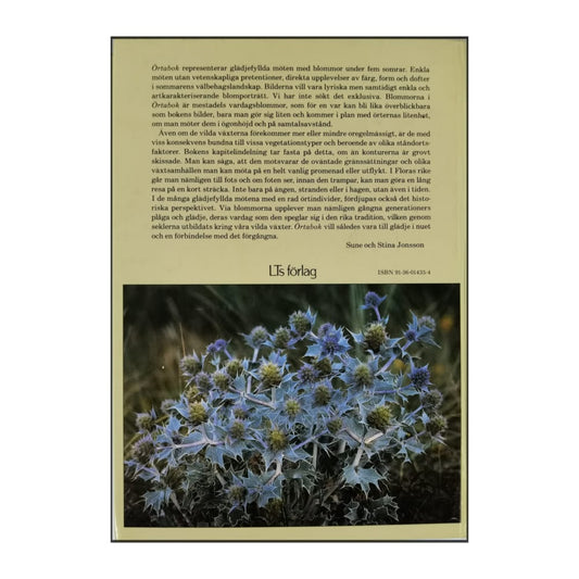 Sune Jonsson & Stina Jonsson: Örtabok: Blombilder
