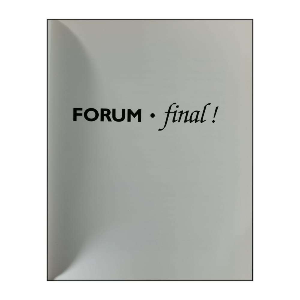 Fourm Final
